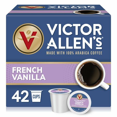VICTOR ALLEN French Vanilla Coffee Single Serve Cup, PK42 FG016595RV